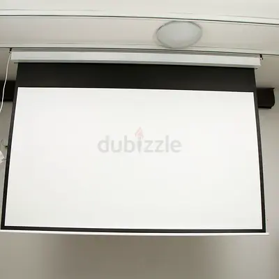 Electric Projector chrome Screen Motorized,100 Inch Electric Motorized Projector Square Screen