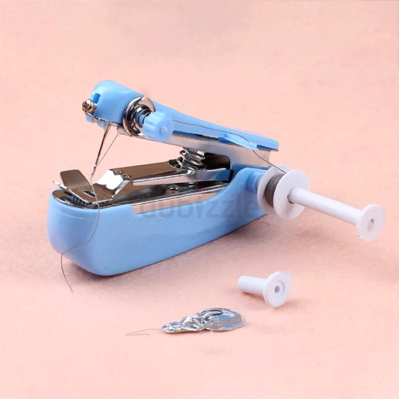Portable mini handheld manual stitch clothes fabrics sewing machine, easy to use.63168985435265111