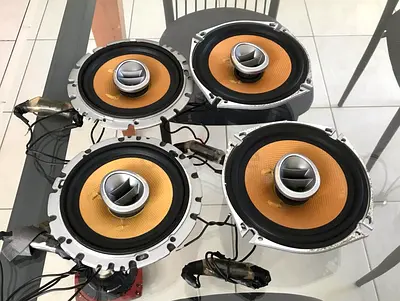 Pioneer Carrozzeria Speakers and Subwoofer