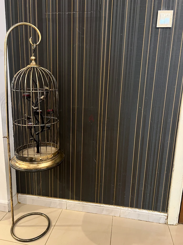 Unique birds, candle cage sculpture63177132350210111