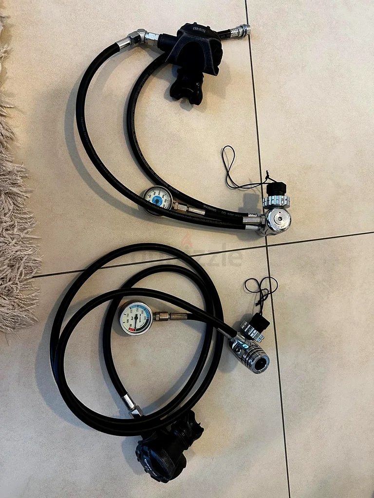 Scuba Diving Side mount regulators FULL KIT Mares
