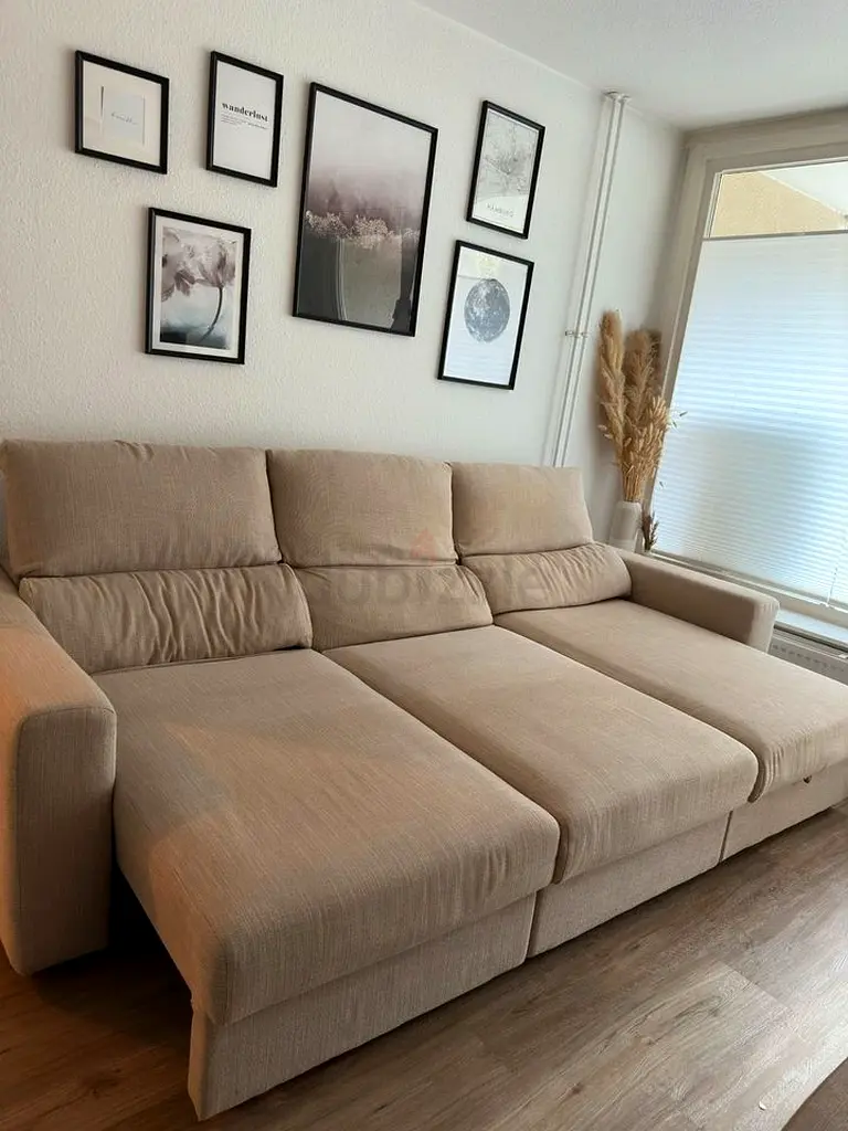 Ikea Eskilstuna L shape sofa bed