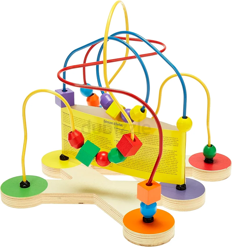 Bead Maze Melissa Doug Wooden Toddler Toy For Motor Skills