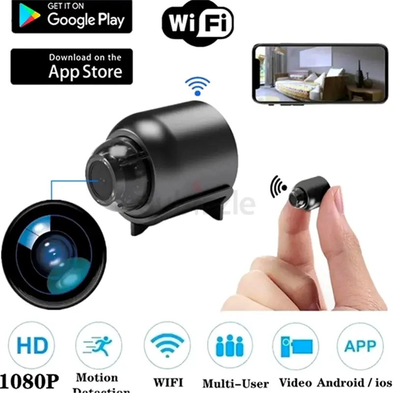Camara Espia WiFi Inalambrica Para Casa o Baño HD 1080P Con Audio y Microfono