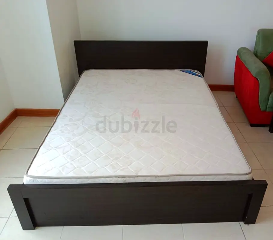 Bed Frame with mattress