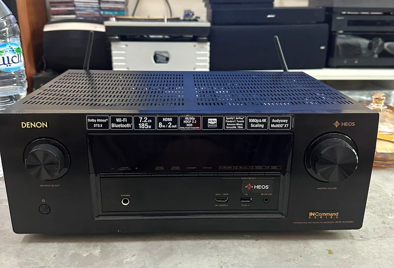 Denon AVR X2400H 7.2 Channel Dolby Atmos Dolby DTSX WiFi Bluetooth 4k