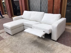 Selling high quality pottery barn sectional L shape feather filled sofa ...