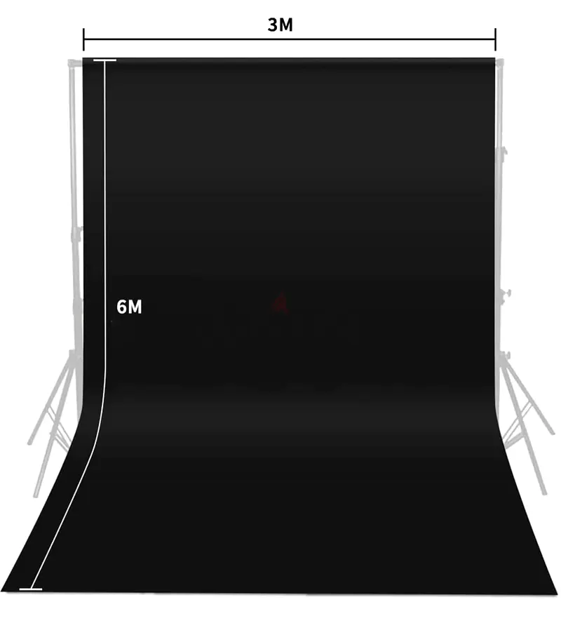 Black Photography Backdrop