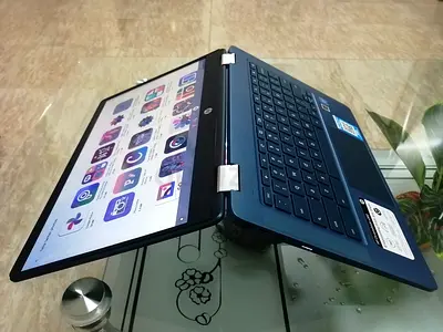 HP X360 14” TouchScreen + Convertible Chromebook-Teal, Intel Celeron N4000, RAM 4 GB, SSD 64 GB