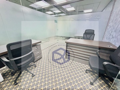 Brand New Office With Ejari | Dewa Chiller Wifi Free | Furished