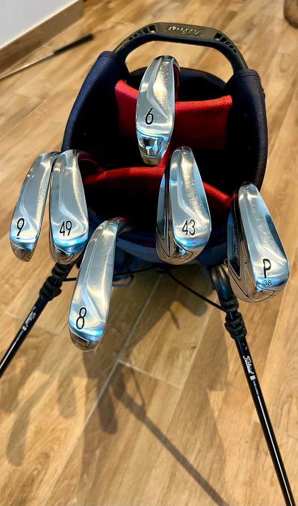 Left handed golf clubs