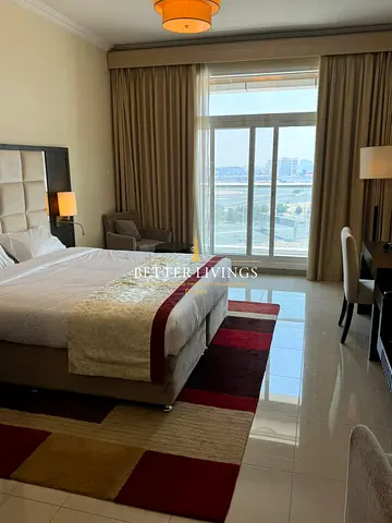 Luxury Studio | High-end Finishing | Fully Furnished | Higher Floor ...