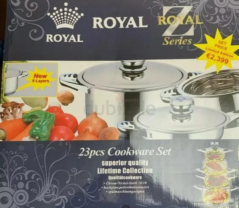 The best cooker Royal Z Series 23 PCS Cookware Set, Cookware, Royal Z ...