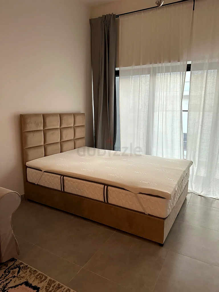 Upholstered bed set for sale