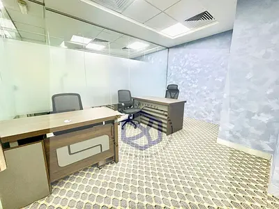Office Space Available | Vacant | Dewa, Chiller And Wifi Free Ejari