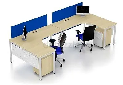 L shaped Office Workstation Custom Made