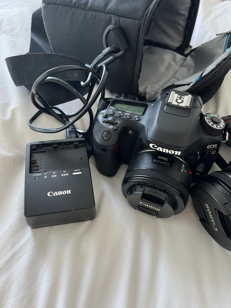 Perfect Canon 80D for sale (10-18mm lens 50mm macro lens camera bag ...