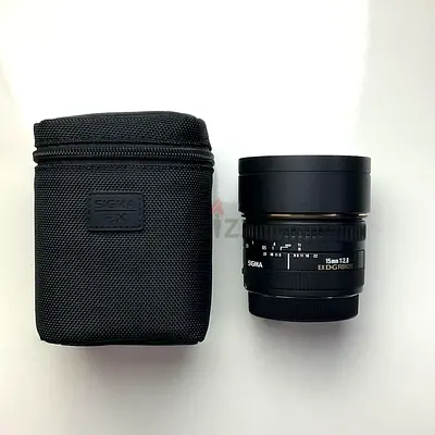 ( canon ) Sigma 15mm f2.8 EX DG Fisheye Lens for canon full frame or crop sensor camera ( 8-15mm )