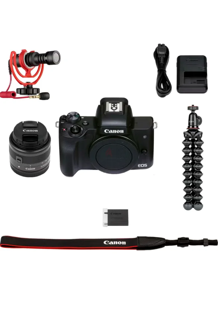 EOS M50 Mark II Mirrorless Vlogging Camera Kit
