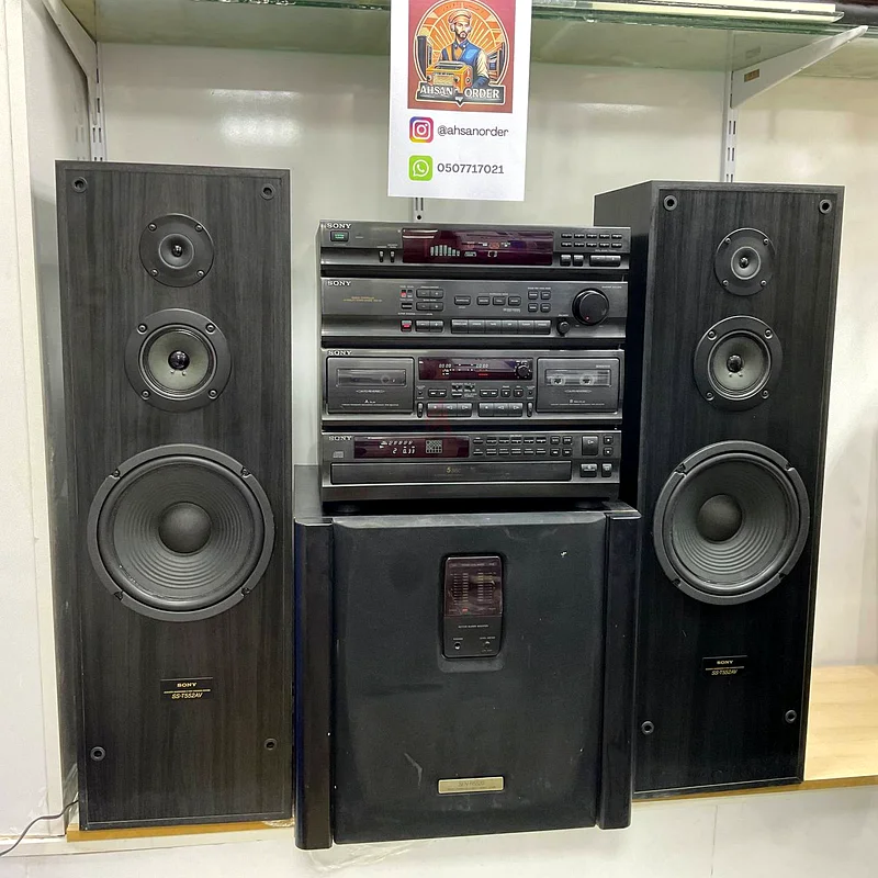 Sony stereo sound system, large Sony recorder63261810707843112