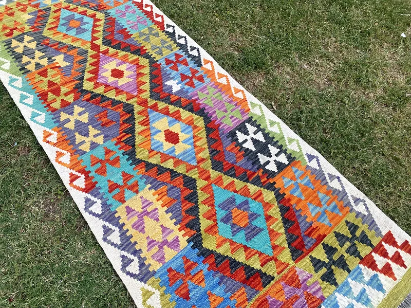 72 × 200 سم | سجادة تركمانية جديدة، سجادة يدوية جميلة63209348167041112