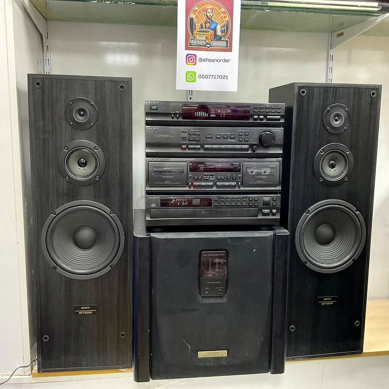 Sony stereo sound system, large Sony recorder63261810707843113