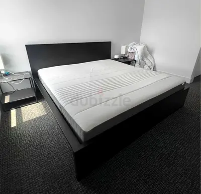 Ikea malm bed with mattress