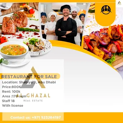 Restaurant For Sale