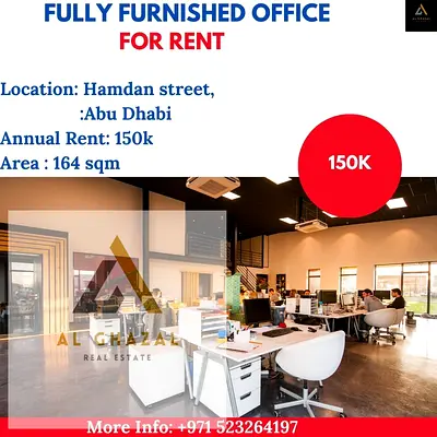 Flly Furnished Office For Rent