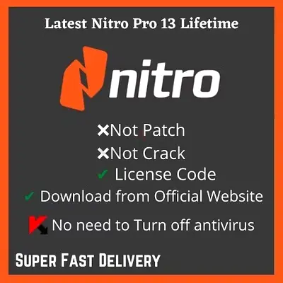 Nitro Pro 13 License Nitro PDF Pro Lifetime Original - PDF EDITOR Windows