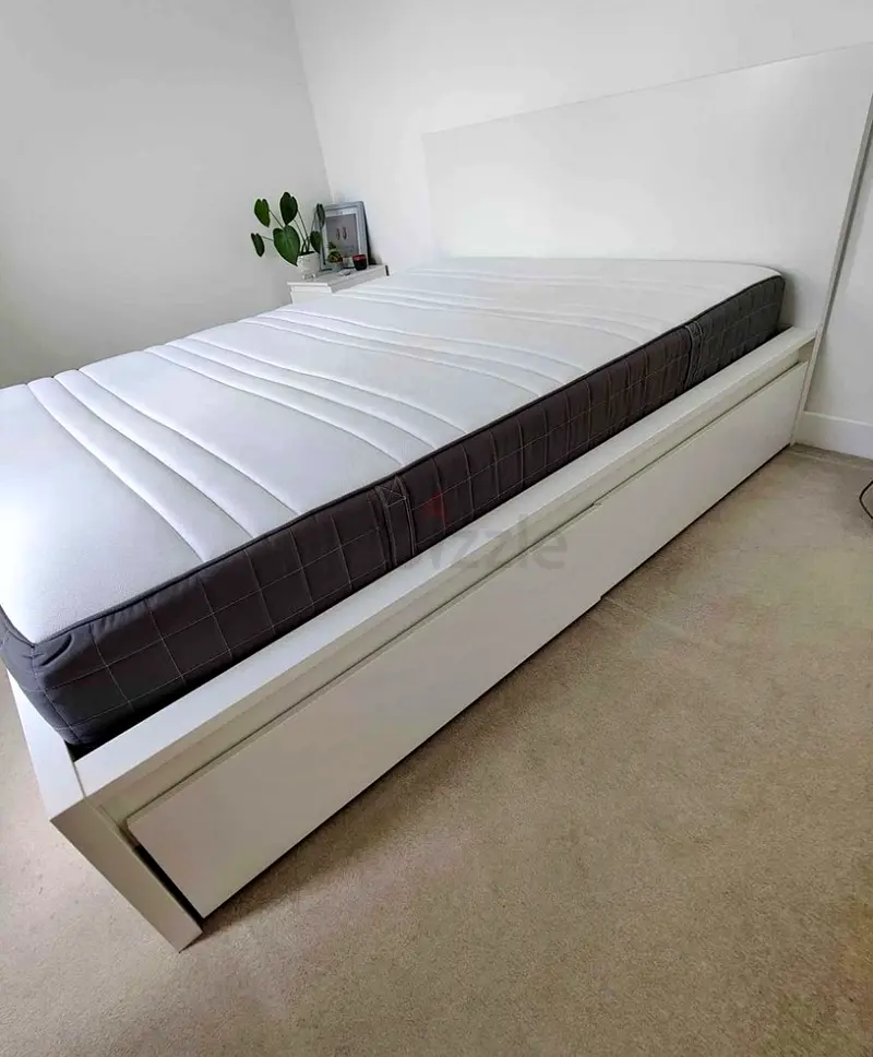 Ikea Malm Queen Storage Bed With Ikea mattress