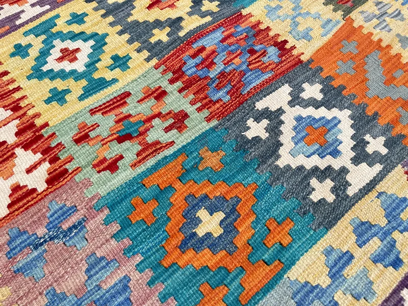 101 × 151 سم | سجادة تركمانية يدوية جديدة جميلة وملونة63183722955779114