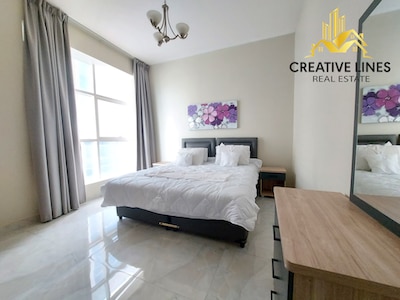Luxury 1bhk Fully Furnished Available For Family//gym Pool//close To Pond Park//rent 60k