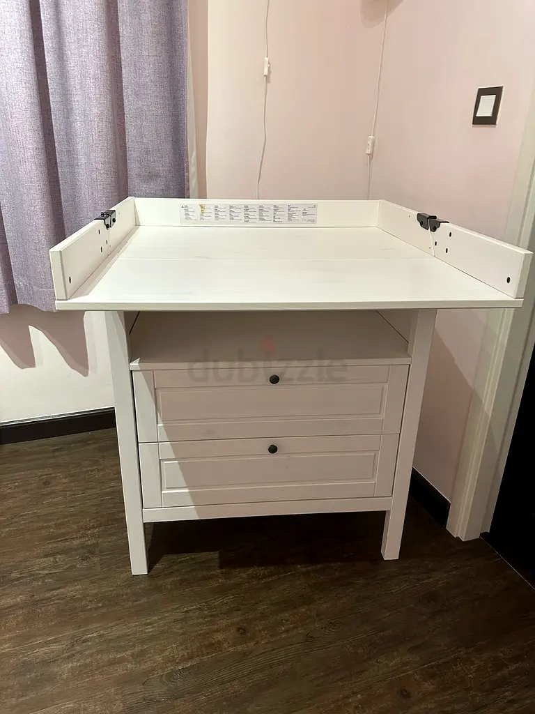 SUNDVIK Changing table/chest of drawers, white