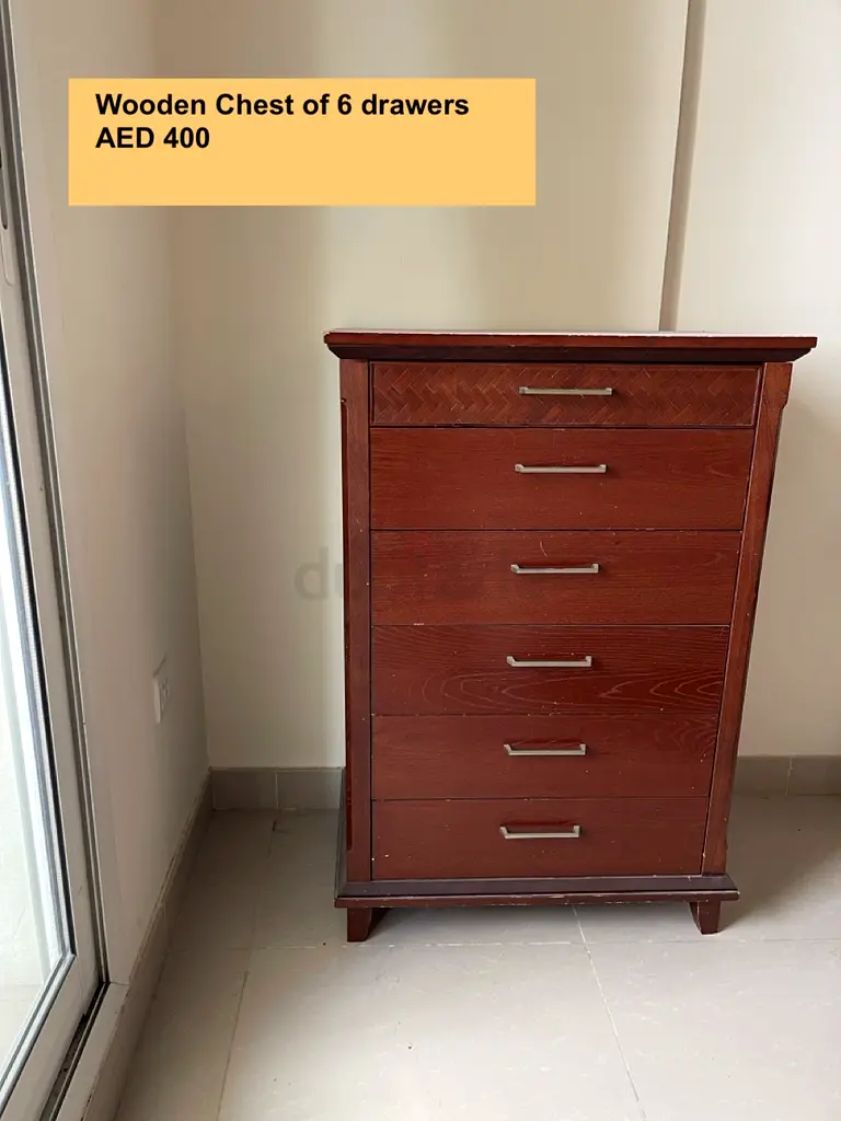 Wooden Chest of 6 Drawers