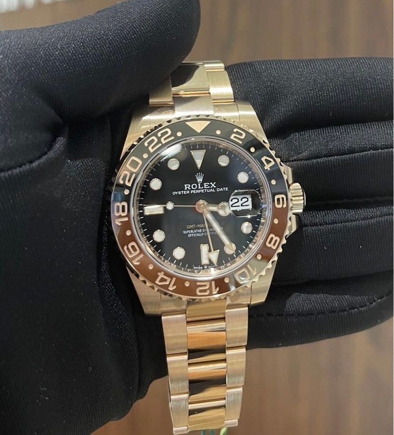 Rolex GMT Master ll Rose Gold Rootbeer 1:1 SC | dubizzle