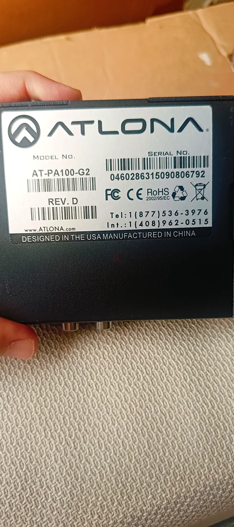 Atlona AT-PA100-G2 Stereo / Mono Audio Amplifier63261836412546114