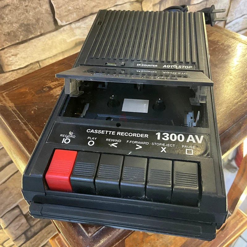 Small vintage cassette player63194612105089113