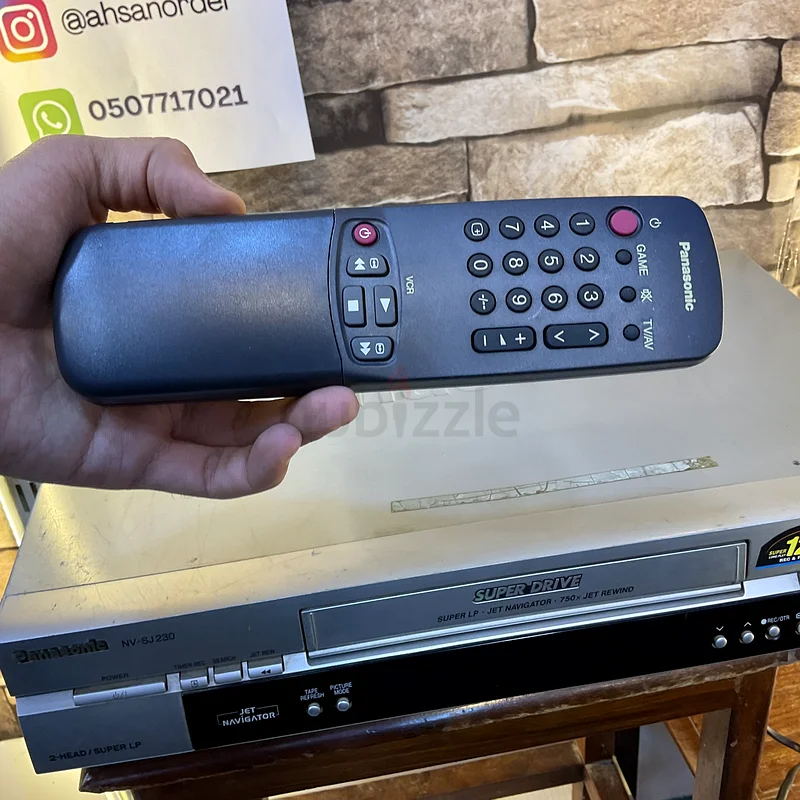 مشغل فيديو باناسونيك VHS VCR player Panasonic63195630978563110