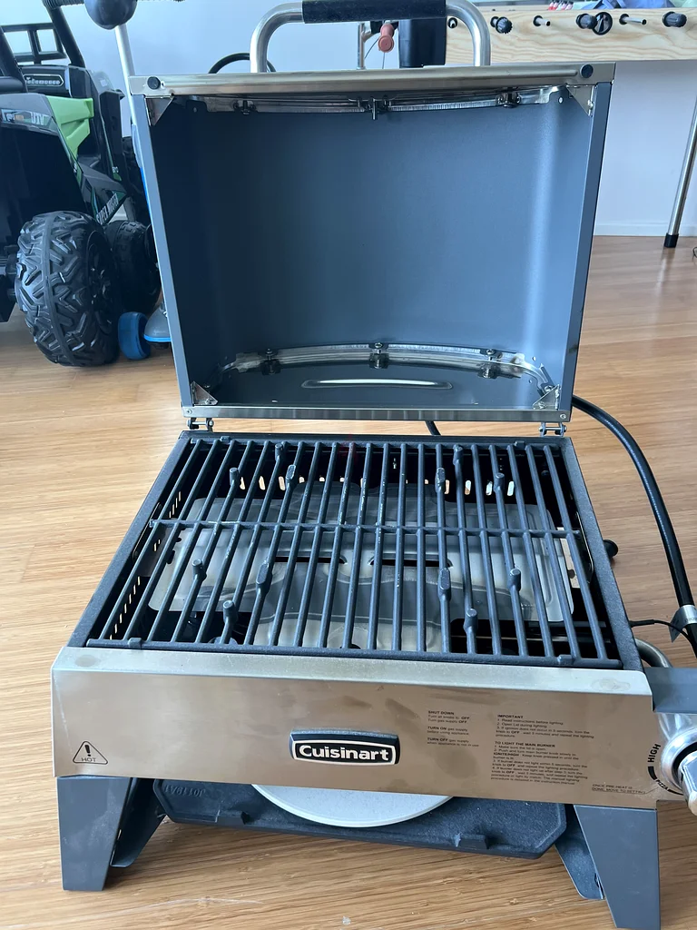 Cuisinart CGG403 3in1 Pizza Oven, Griddle, Grill, Steel, Stainless