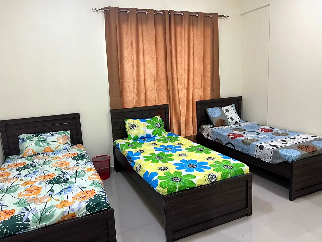 Apartment Choose the best Single bed space for rent 1400 AED in JVC