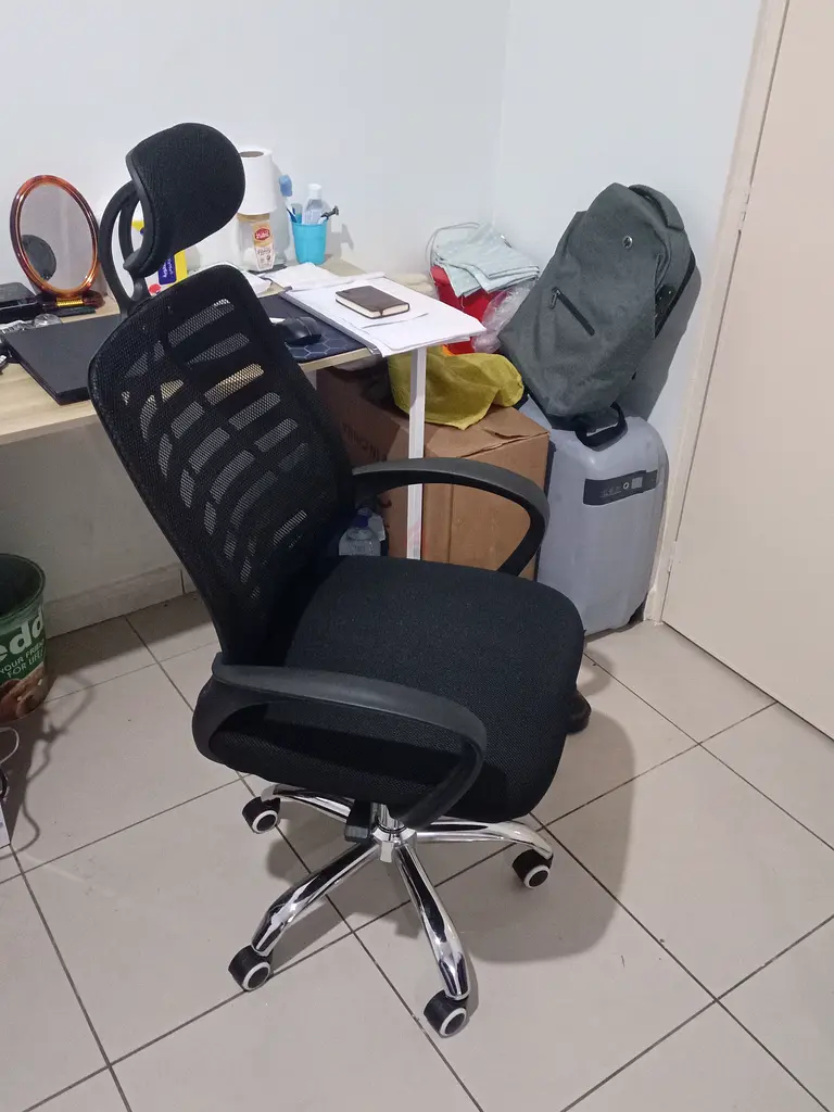 Computer desk and chair