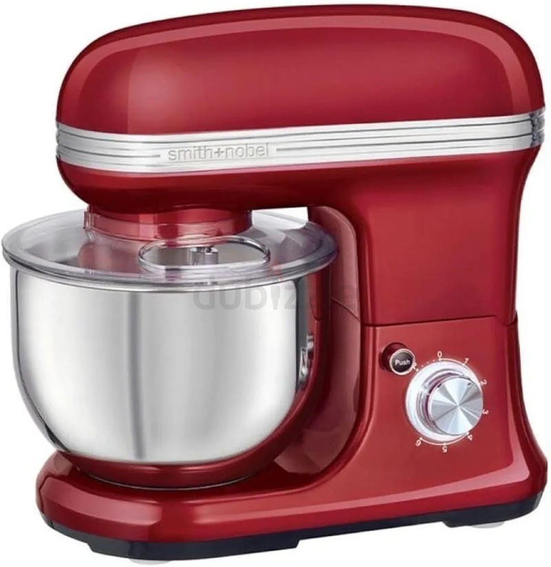 Smith Nobel 5L Planetary Stand Mixer, 800W, Stainless Steel Bowl and ...