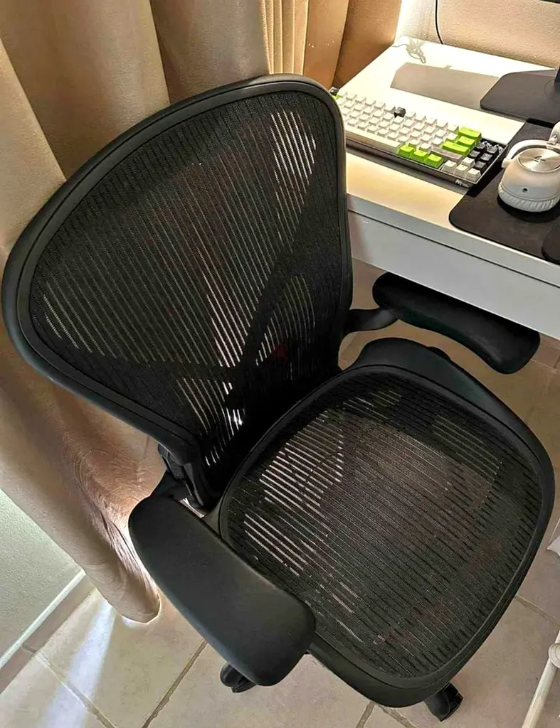 Herman Miller Aeron Office chair For back pain and Adjustable Arms B