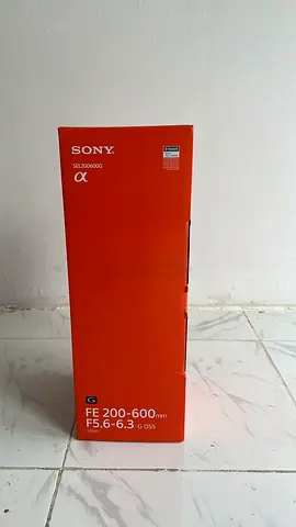 Sony FE 200-600mm F5.6-6.3 G OSS Lens Brand New Sealed
