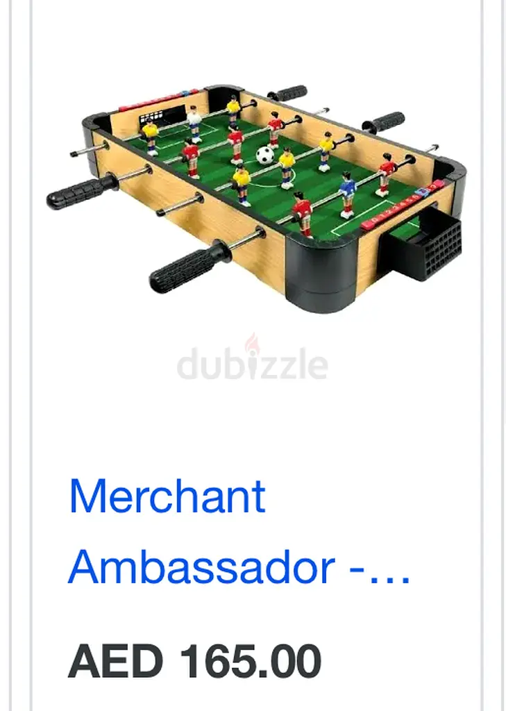 Tabletop football table / Foosball