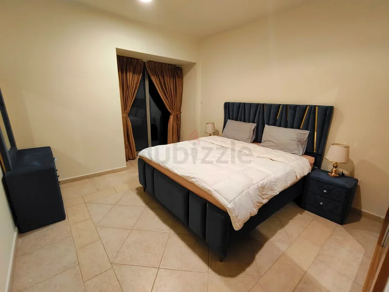 Apartment Master Bedroom with Private Bath and Balcony Dubai