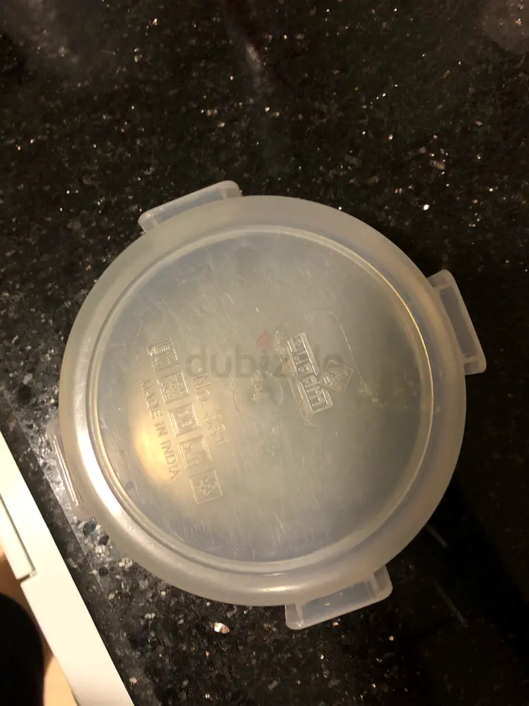 small air tight plastic food container