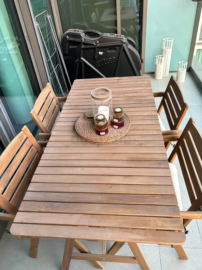 Ikea outdoor dining table and chairs