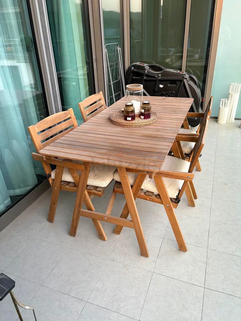 Ikea outdoor dining table and chairs